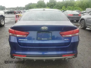 2018 Kia Optima SX with VIN 5XXGV4L20JG204933, listed as a Copart auction lot 59799035 with 119,281 mi miles and Clean title. Bid and sale history available at DreamBid. Image 6.