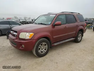 2006 Toyota Sequoia SR5 with VIN 5TDBT44A96S273907, listed as a Copart auction lot 87311814 with 182,435 mi miles and Salvage Title. Bid and sale history available at carsss.com. Image 1.