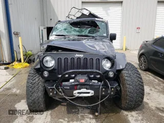 2016 Jeep Wrangler Unlimited Rubicon Hard Rock with VIN 1C4BJWFG4GL188382, listed as a Copart auction lot 60615403 with 39,629 mi miles and Salvage Title. Bid and sale history available at carsss.com. Image 5.