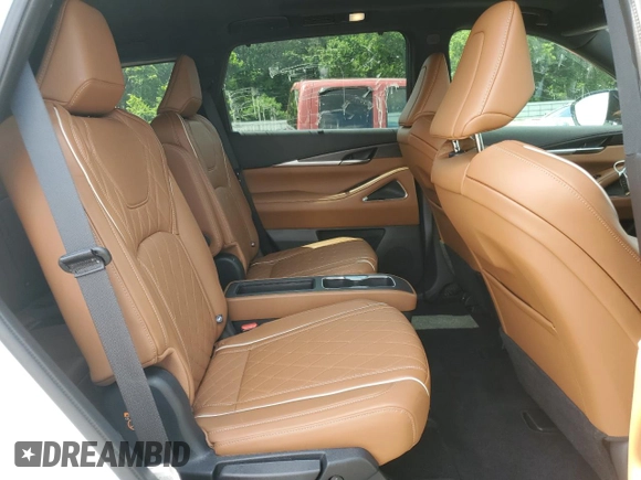 2025 Infiniti QX60 Autograph with VIN 5N1AL1HU5SC341027, listed as a Copart auction lot 65010435 with 5,180 mi miles and Salvage title. Bid and sale history available at DreamBid. Image 11.