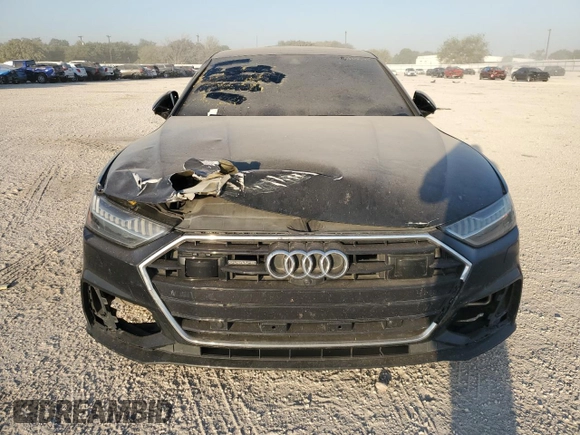 2019 Audi A7 Prestige with VIN WAUV2AF23KN062221, listed as a Copart auction lot 75598734 with 46,555 mi miles and Salvage Title. Bid and sale history available at carsss.com. Image 5.