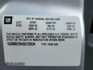 2003 Cadillac CTS with VIN 1G6DM57N430133534, listed as a Copart auction lot 72477954 with 131,181 mi miles and Salvage Title. Bid and sale history available at carsss.com. Image 14.