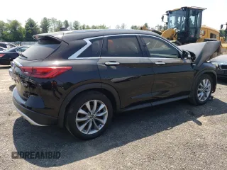 2021 Infiniti QX50 Luxe with VIN 3PCAJ5BB7MF108944, listed as a Copart auction lot 58955275 with 100,215 mi miles and Salvage title. Bid and sale history available at DreamBid. Image 3.