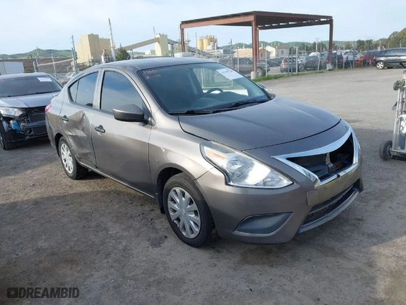 2017 Nissan Versa Sedan SV with VIN 3N1CN7AP7HL843245, listed as a IAAI auction lot 41765729 with 144,577 mi miles. Bid and sale history available at carsss.com. Image 1.