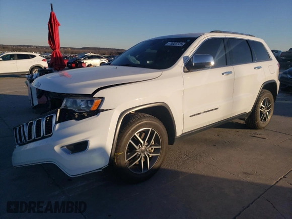 2021 Jeep Grand Cherokee Limited with VIN 1C4RJEBGXMC679307, listed as a Copart auction lot 41929725 with 86,170 mi miles and Salvage title. Bid and sale history available at DreamBid. Image 1.