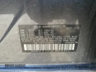 2021 Subaru Impreza Premium z VIN 4S3GTAV6XM3711363, wystawiony jako Copart lot #48843935 z przebiegiem 49 913 mil mil oraz Szkoda całkowita • Salvage title. Historia ofert i sprzedaży dostępna na DreamBid. Obrazek 13.