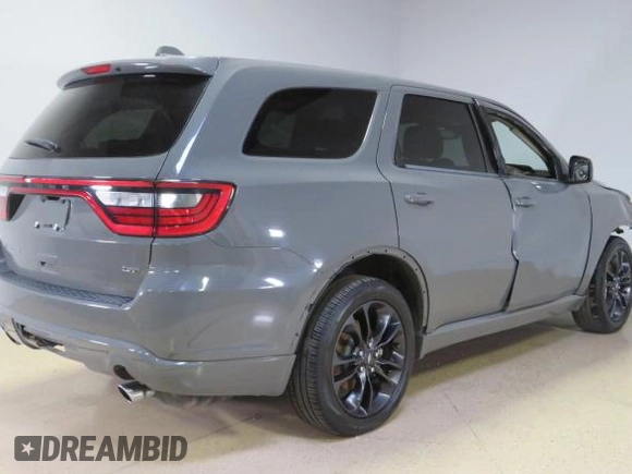 2020 Dodge Durango GT Plus with VIN 1C4RDHDG5LC130263, listed as a Copart auction lot 55143725 with 34,595 mi miles and Salvage Title. Bid and sale history available at carsss.com. Image 3.