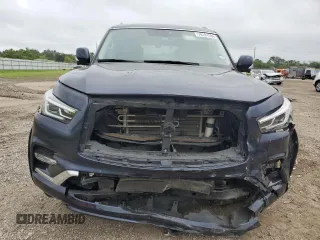 2020 Infiniti QX80 LUXE with VIN JN8AZ2NE2L9253853, listed as a Copart auction lot 70101594 with 76,337 mi miles and Salvage Title. Bid and sale history available at carsss.com. Image 5.