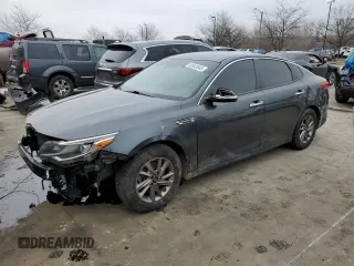 2020 Kia Optima LX with VIN 5XXGT4L39LG380266, listed as a Copart auction lot 43645945 with 126,413 mi miles and Salvage Title. Bid and sale history available at carsss.com. Image 1.