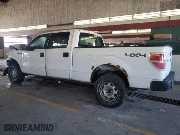 2013 Ford F-150 XL with VIN 1FTFW1EF4DKF26881, listed as a Copart auction lot 45454695 with 214,829 mi miles and Salvage Title. Bid and sale history available at carsss.com. Image 2.