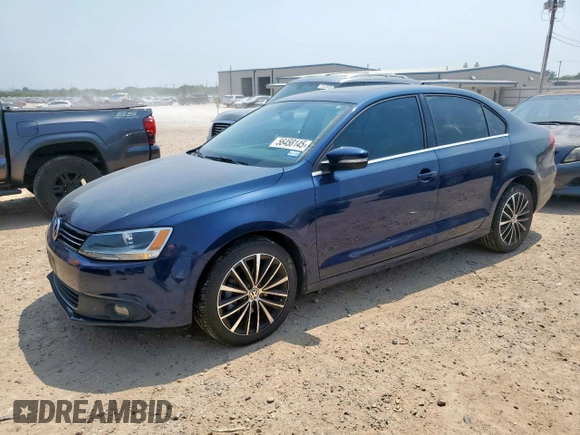 2012 Volkswagen Jetta SEL with VIN 3VWLP7AJ3CM425414, listed as a Copart auction lot 56458145 with 70,090 mi miles and Clean title. Bid and sale history available at DreamBid. Image 1.