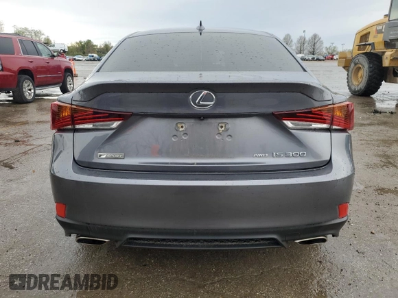 2017 Lexus IS 300 with VIN JTHCM1D21H5021648, listed as a Copart auction lot 51673075 with 117,235 mi miles and Clean title. Bid and sale history available at DreamBid. Image 6.