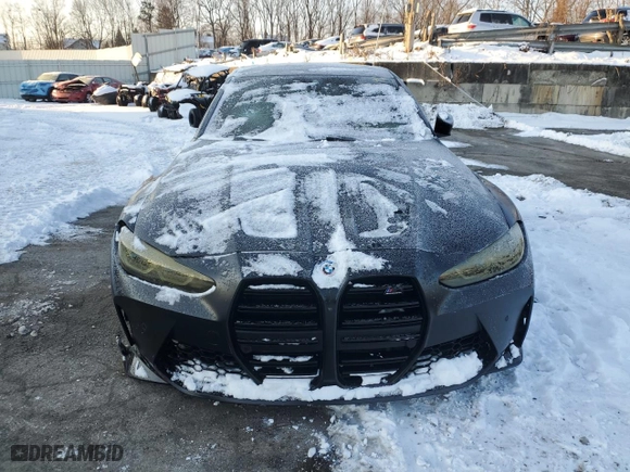 2023 BMW M3 Competition xDrive with VIN WBS43AY05PFP62243, listed as a Copart auction lot 41919185 with 0 mi miles and Salvage Title. Bid and sale history available at carsss.com. Image 5.