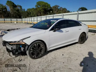 2022 Kia K5 GT-Line with VIN 5XXG64J20NG130533, listed as a Copart auction lot 77874624 with 32,212 mi miles and Salvage Title. Bid and sale history available at carsss.com. Image 1.