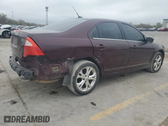 2012 Ford Fusion SE with VIN 3FAHP0HA8CR428081, listed as a Copart auction lot 50554885 with 208,520 mi miles and Salvage Title. Bid and sale history available at carsss.com. Image 3.