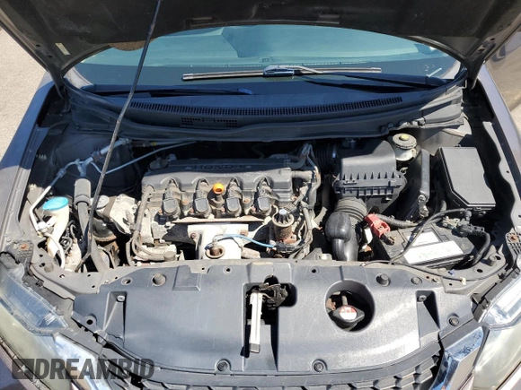 2013 Honda Civic EX with VIN 2HGFB2F8XDH506211, listed as a Copart auction lot 53776415 with 70,290 mi miles and Salvage Title. Bid and sale history available at DreamBid. Image 11.