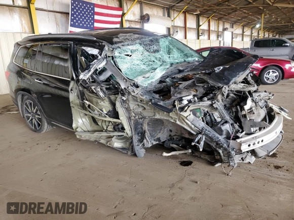 2021 Honda Pilot Touring 8-Passenger with VIN 5FNYF5H96MB007074, listed as a Copart auction lot 48806165 with Not Provided miles and Salvage Title. Bid and sale history available at DreamBid. Image 4.