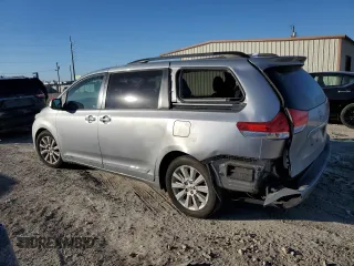2011 Toyota Sienna XLE AAS with VIN 5TDYK3DC4BS101366, listed as a Copart auction lot 45296075 with 261,950 mi miles and Salvage Title. Bid and sale history available at carsss.com. Image 2.