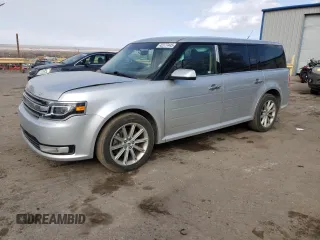 2018 Ford Flex Limited with VIN 2FMGK5D86JBA05902, listed as a Copart auction lot 42777445 with 104,031 mi miles and Salvage Title. Bid and sale history available at carsss.com. Image 1.