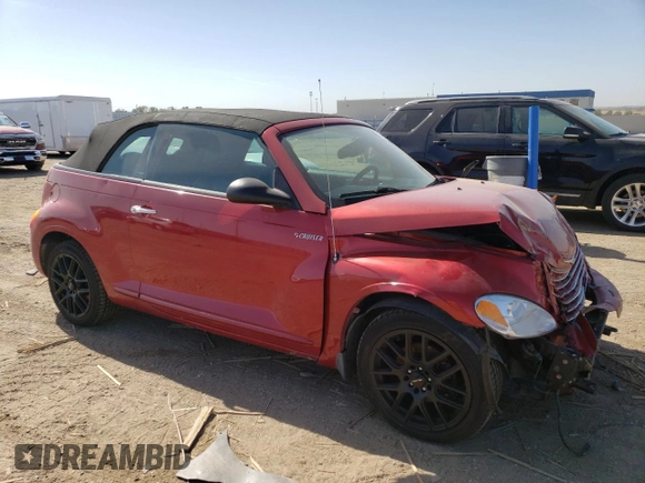 2005 Chrysler PT Cruiser GT with VIN 3C3AY75S65T266055, listed as a Copart auction lot 74353024 with 0 mi miles and Clean Title. Bid and sale history available at carsss.com. Image 4.