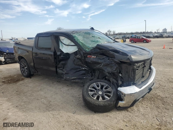 2020 Chevrolet Silverado 1500 LT with VIN 3GCUYDED5LG137531, listed as a Copart auction lot 48124755 with 0 mi miles and Salvage Title. Bid and sale history available at carsss.com. Image 4.