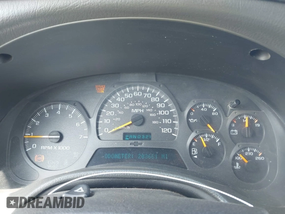 2003 Chevrolet TrailBlazer LTZ with VIN 1GNDT13S632261984, listed as a IAAI auction lot 42055397 with 203,661 mi miles and . Bid and sale history available at DreamBid. Image 7.