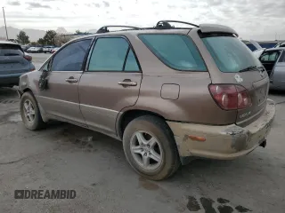 1999 Lexus RX 300 Luxury SUV with VIN JT6HF10U3X0019931, listed as a Copart auction lot 47893895 with 235,388 mi miles and Salvage Title. Bid and sale history available at carsss.com. Image 2.