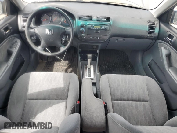 2004 Honda Civic LX with VIN 2HGES16554H593348, listed as a Copart auction lot 56016895 with 115,976 mi miles and Clean Title. Bid and sale history available at DreamBid. Image 8.