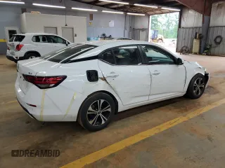 2023 Nissan Sentra SV with VIN 3N1AB8CV4PY302012, listed as a Copart auction lot 54521645 with 38,646 mi miles and Salvage Title. Bid and sale history available at DreamBid. Image 3.
