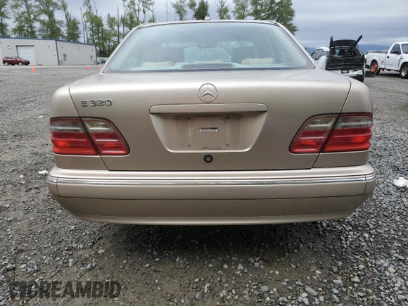 2001 Mercedes-Benz E-Class with VIN WDBJF65J51B378052, listed as a Copart auction lot 55057915 with 228,896 mi miles and Salvage Title. Bid and sale history available at carsss.com. Image 6.