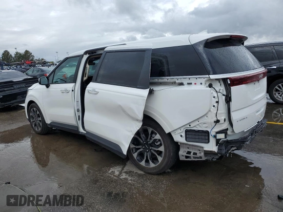 2024 Kia Carnival EX with VIN KNDNC5H35R6401496, listed as a Copart auction lot 72206194 with 15,706 mi miles and Salvage Title. Bid and sale history available at carsss.com. Image 2.