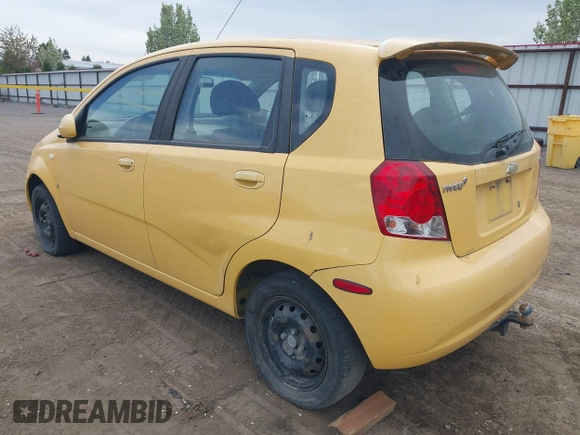 2008 Chevrolet Aveo LS with VIN KL1TD66628B190679, listed as a IAAI auction lot 42138105 with 113,409 mi miles and . Bid and sale history available at DreamBid. Image 3.