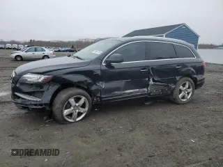 2015 Audi Q7 3.0T Premium Plus with VIN WA1LGAFE0FD003655, listed as a Copart auction lot 47842735 with 161,672 mi miles and Clean Title. Bid and sale history available at carsss.com. Image 1.