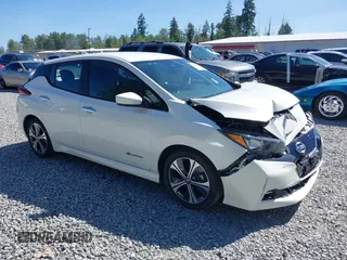 2019 Nissan LEAF SV with VIN 1N4AZ1CP0KC314523, listed as a IAAI auction lot 42353215 with 38,100 mi miles and . Bid and sale history available at DreamBid. Image 1.
