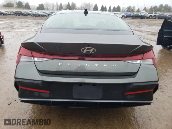 2024 Hyundai Elantra SE with VIN KMHLL4DG0RU747876, listed as a Copart auction lot 88356935 with 11,420 mi miles and Salvage Title. Bid and sale history available at DreamBid. Image 6.