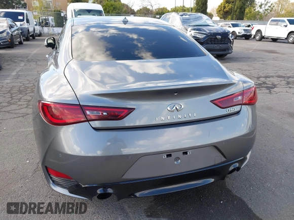 2021 Infiniti Q60 Luxe with VIN JN1EV7KK4MM410526, listed as a IAAI auction lot 41424325 with 59,349 mi miles and . Bid and sale history available at DreamBid. Image 16.