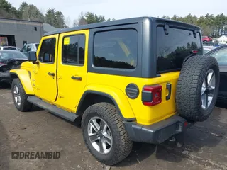 2021 Jeep Wrangler Unlimited Sahara с VIN 1C4HJXEG4MW624532, выставлен на аукционе IAAI как лот 41783382 с пробегом 81 116 миль миль и . История ставок и продаж доступна на DreamBid. Изображение 14.