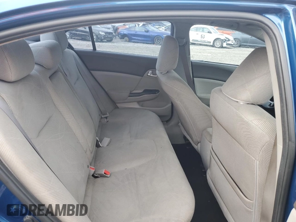 2012 Honda Civic EX with VIN 19XFB2F89CE002130, listed as a Copart auction lot 48515155 with 190,416 mi miles and Salvage Title. Bid and sale history available at DreamBid. Image 10.