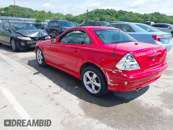 2001 Mercedes-Benz SLK 230/320 with VIN WDBKK65FX1F211044, listed as a IAAI auction lot 42210103 with 139,226 mi miles and . Bid and sale history available at DreamBid. Image 3.