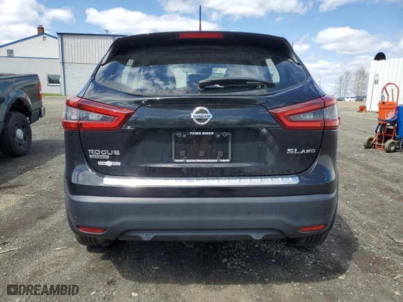 2020 Nissan Rogue Sport SV with VIN JN1BJ1CW1LW363908, listed as a Copart auction lot 52087535 with 37,217 mi miles and Salvage Title. Bid and sale history available at carsss.com. Image 6.
