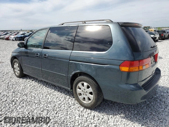 2003 Honda Odyssey EX-L z VIN 5FNRL18943B020961, wystawiony jako Copart lot #86009874 z przebiegiem 155 993 mil mil oraz Szkoda całkowita • Salvage title. Historia ofert i sprzedaży dostępna na DreamBid. Obrazek 2.