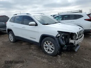 2017 Jeep Cherokee Latitude with VIN 1C4PJMCS7HW646984, listed as a Copart auction lot 51919855 with 110,273 mi miles and Salvage Title. Bid and sale history available at carsss.com. Image 4.