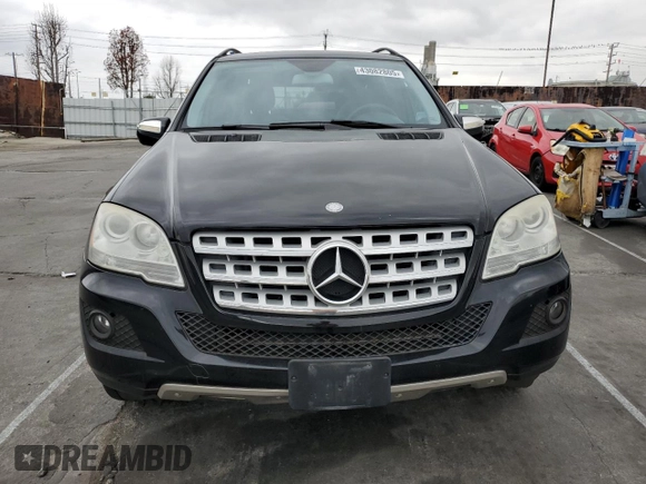 2009 Mercedes-Benz M 3.5L with VIN 4JGBB56E89A524440, listed as a Copart auction lot 43082805 with 185,084 mi miles and Salvage Title. Bid and sale history available at carsss.com. Image 5.