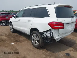 2018 Mercedes-Benz GLS 450 with VIN 4JGDF6EE2JB023644, listed as a IAAI auction lot 42431579 with 95,940 mi miles and . Bid and sale history available at DreamBid. Image 3.