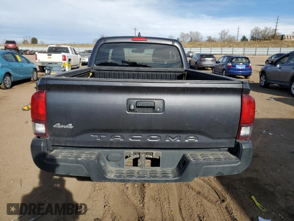 2021 Toyota Tacoma SR with VIN 3TYSX5EN1MT007634, listed as a Copart auction lot 81988814 with 104,002 mi miles and Salvage title. Bid and sale history available at DreamBid. Image 6.