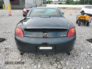 2002 Lexus SC 430 with VIN JTHFN48Y920006524, listed as a Copart auction lot 64680695 with 166,118 mi miles and Salvage title. Bid and sale history available at DreamBid. Image 6.