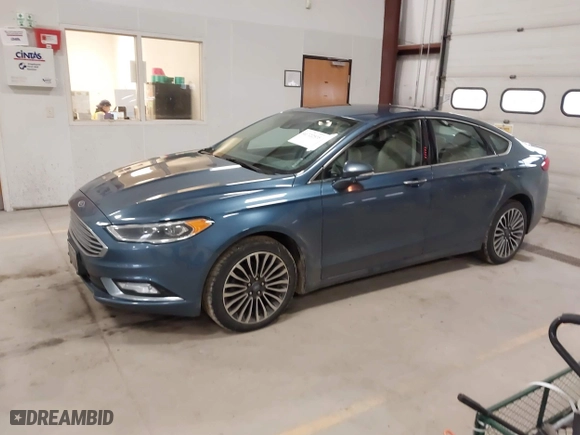 2018 Ford Fusion Titanium with VIN 3FA6P0D97JR271966, listed as a IAAI auction lot 41722535 with 118,304 mi miles. Bid and sale history available at carsss.com. Image 17.