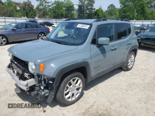 2018 Jeep Renegade Latitude with VIN ZACCJABB9JPJ37963, listed as a Copart auction lot 57336675 with 212,668 mi miles and Clean title. Bid and sale history available at DreamBid. Image 1.
