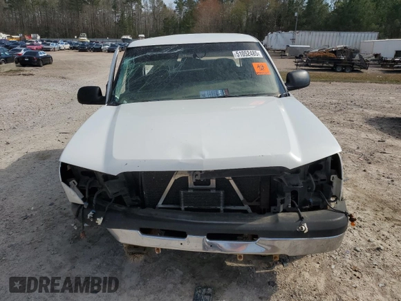 2004 Chevrolet Silverado 1500 Work Truck with VIN 1GCEC19T64E317581, listed as a Copart auction lot 51052485 with 196,309 mi miles and Salvage Title. Bid and sale history available at carsss.com. Image 5.