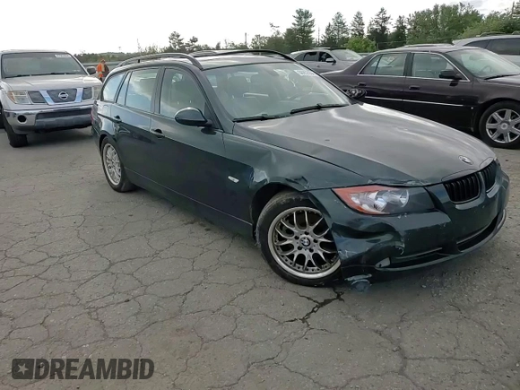 2007 BMW 3 Series 328i with VIN WBAVS13537FX15839, listed as a Copart auction lot 66952054 with 211,112 mi miles and Salvage Title. Bid and sale history available at carsss.com. Image 11.